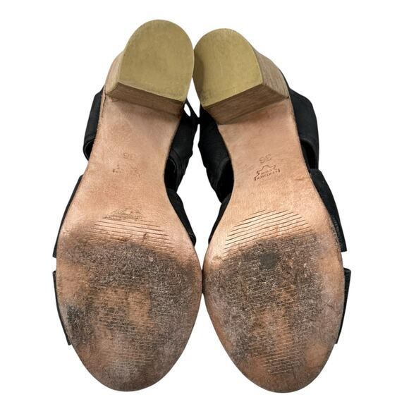 Free People Women’s Effie Grey Block Heel Sandal Size 36 US 6 - Picture 9 of 13